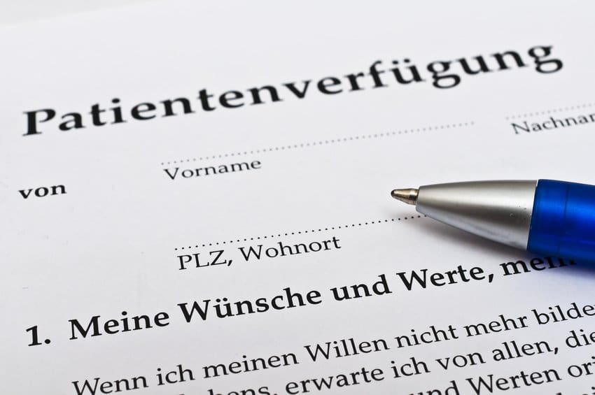 Patientenverfügung